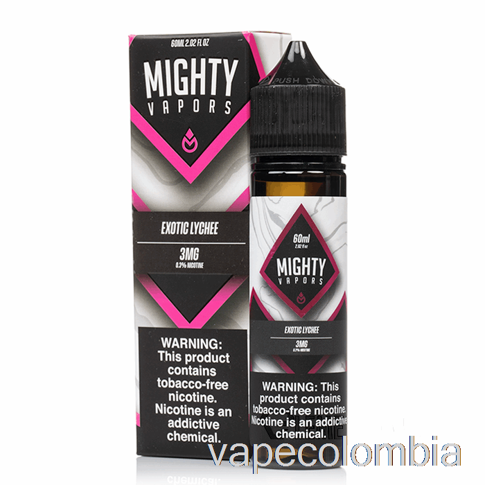 Vape Kit Completo Lichi Exótico - Mighty Vapors - 60ml 0mg